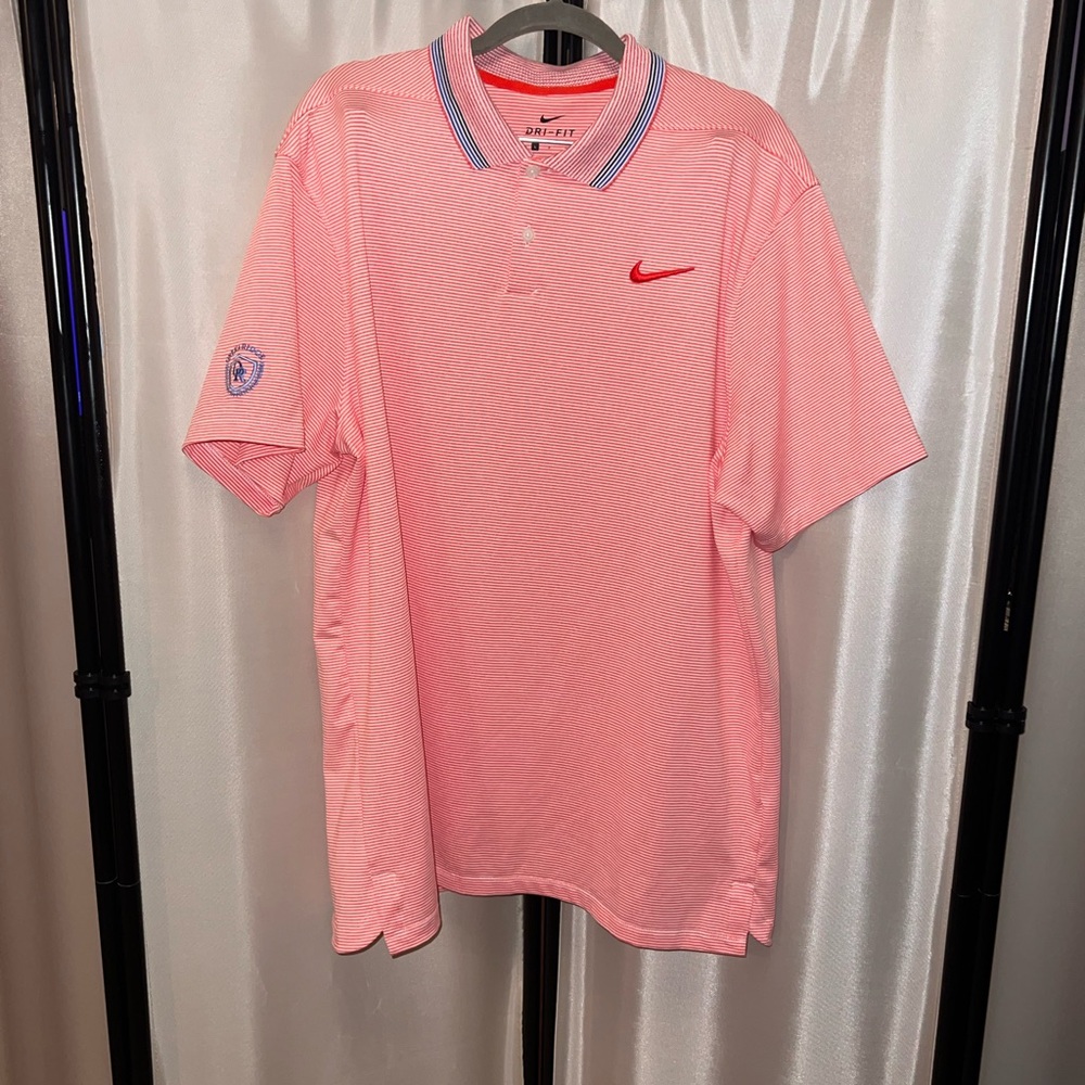 Nike Pink Polo Shirt Athletic Style